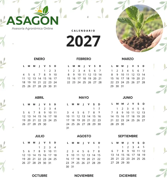 Calendario 2027