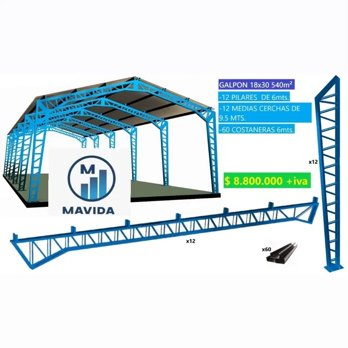 GALPON 18X30 540 m²