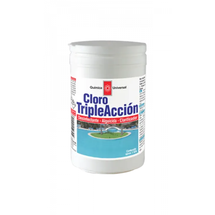 Cloro Tabletas Triple Acción Química Universal 1 k