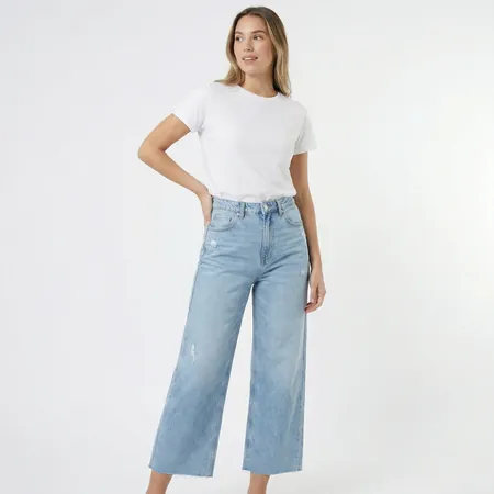 Ver imagen 1 de Jeans Wide Leg - Light Blue